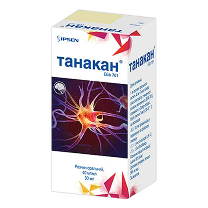Світлина Танакан розчин оральний 40 мг/мл 30 мл